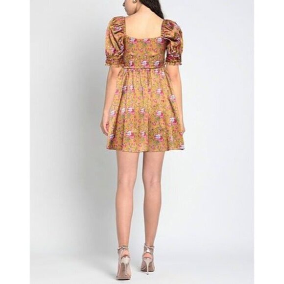 LoveShackFancy Size 0 Bennington Mini Dress $395 Floral Babydoll - Picture 6 of 12